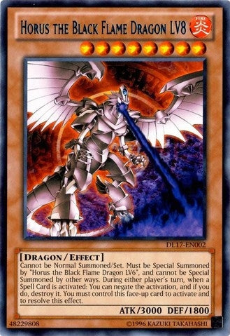 Horus the Black Flame Dragon LV8 (Blue) (17002) - YuGiOh Single