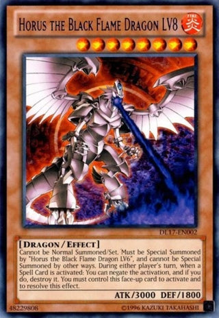 Horus the Black Flame Dragon LV8 (Purple) (17002) - YuGiOh Single