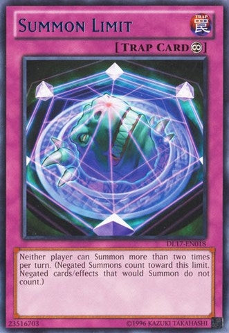 Summon Limit (Blue) (17018) - YuGiOh Single