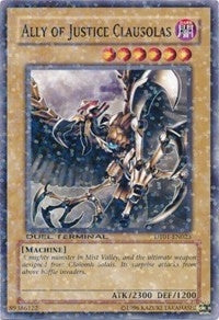 Ally of Justice Clausolas (1023) (DT01) - YuGiOh Single