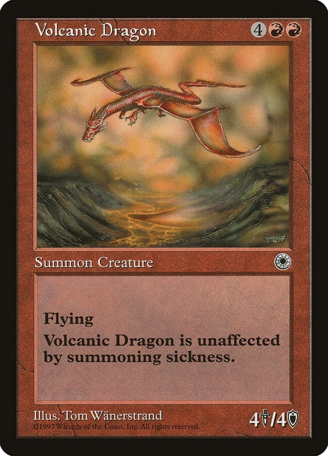 Volcanic Dragon [POR] - MTG Single