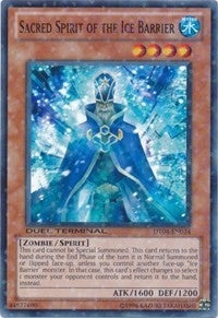 Sacred Spirit of the Ice Barrier (4034) (DT04) - YuGiOh Single