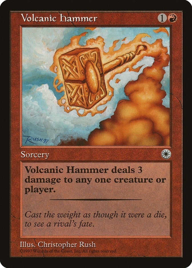 Volcanic Hammer [POR] - MTG Single