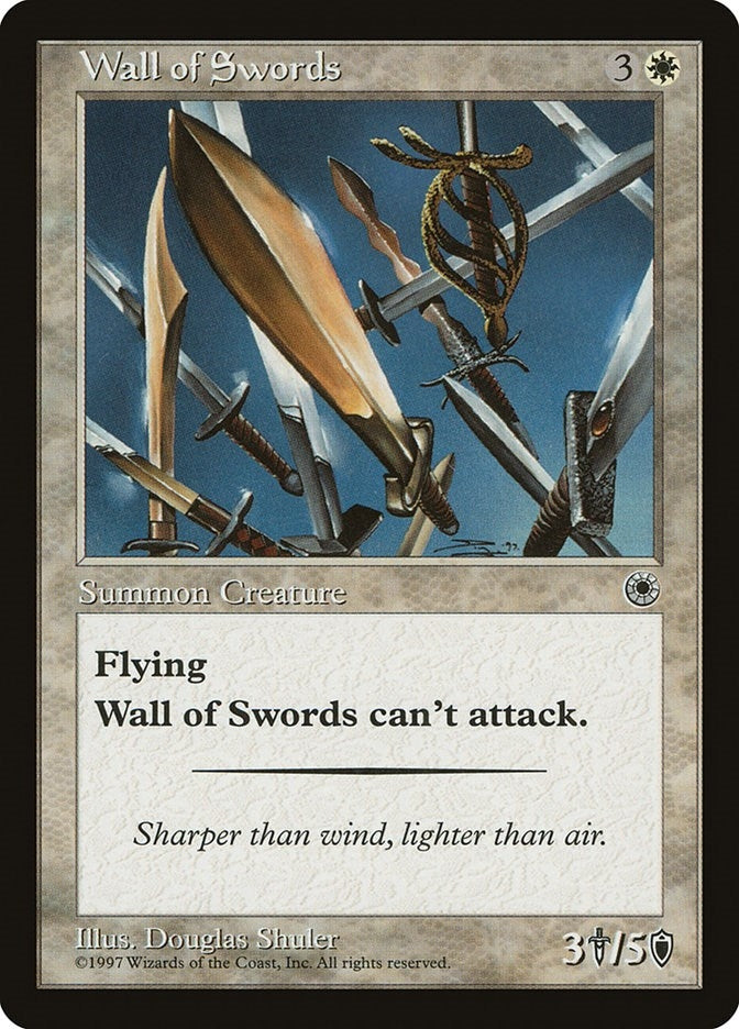 Wall of Swords [POR] - MTG Single