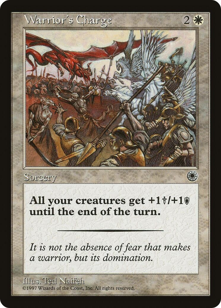Warrior’s Charge (Flavor Text) (38) [POR] - MTG Single