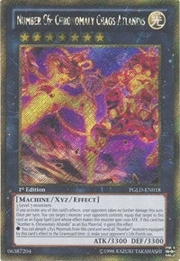 Number C6: Chronomaly Chaos Atlandis (18) (PGLD) - YuGiOh Single