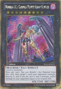 Number C15: Gimmick Puppet Giant Hunter (19) (PGLD) - YuGiOh Single