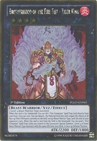 Brotherhood of the Fire Fist - Tiger King (45) (PGLD) - YuGiOh Single