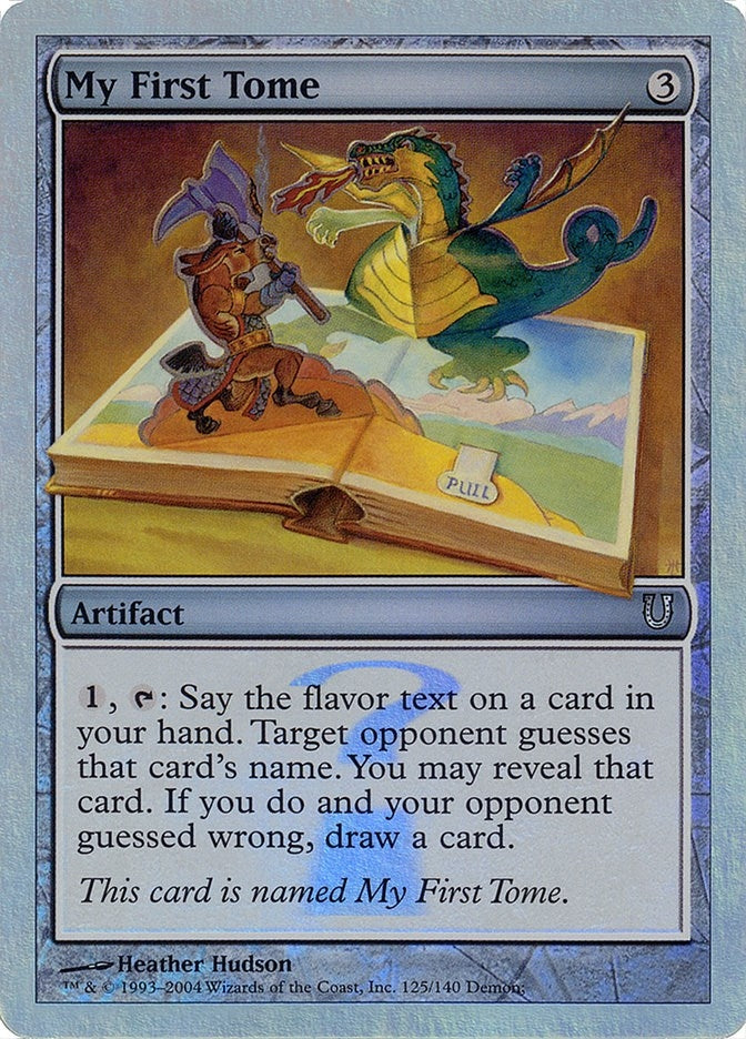 My First Tome (Alternate Foil) (125) [UNH] - MTG Single
