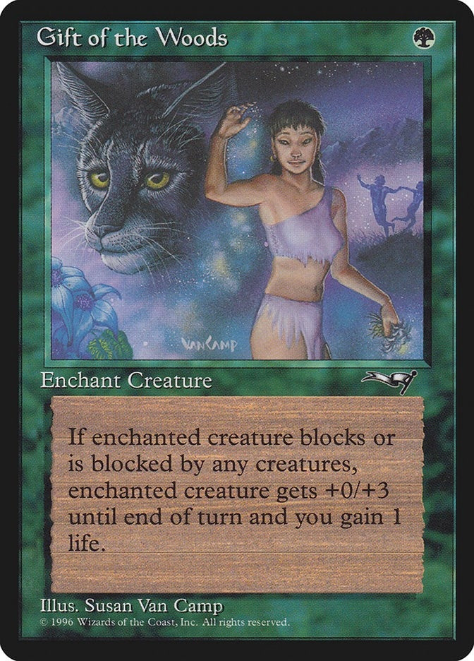 Gift of the Woods (Girl/Lynx) (74) [ALL] - MTG Single