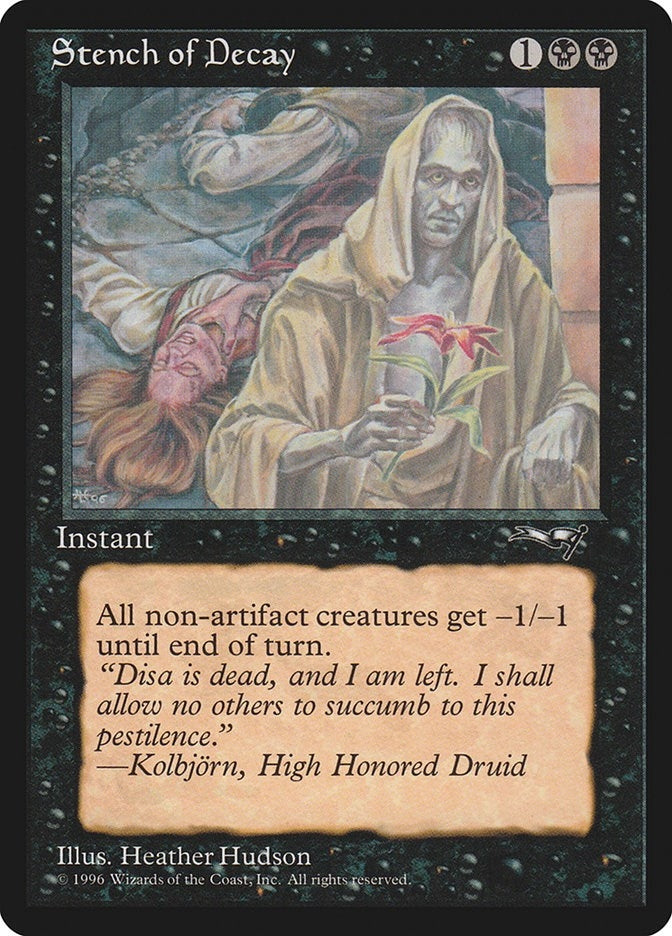 Stench of Decay (Red Flower) (28) [ALL] - MTG Single