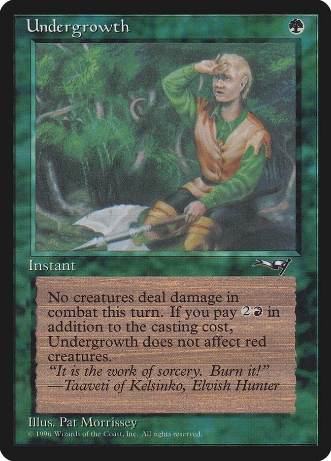 Undergrowth (Holding Axe) (88) [ALL] - MTG Single