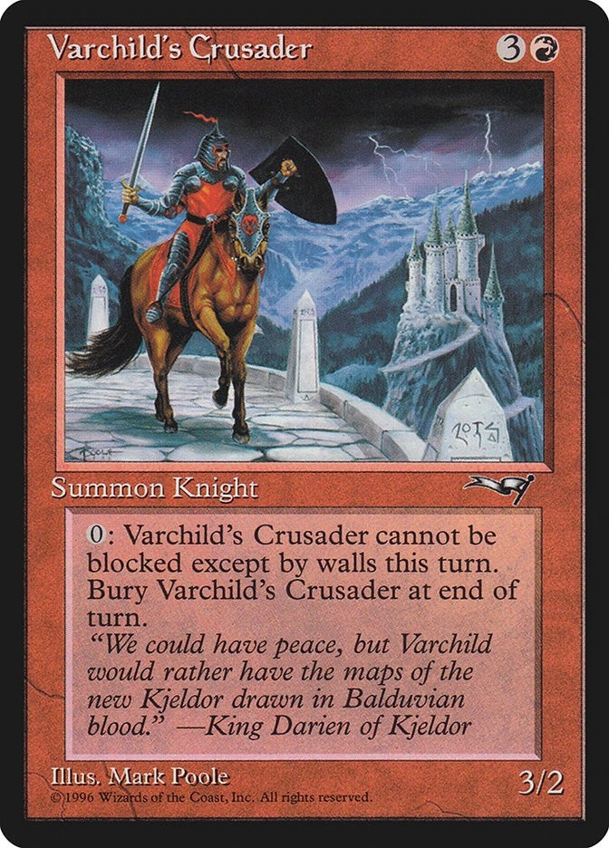 Varchild’s Crusader (Castle) (121) [ALL] - MTG Single