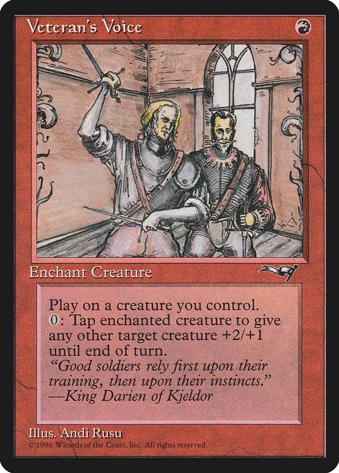 Veteran’s Voice (Side-by-side) (124) [ALL] - MTG Single