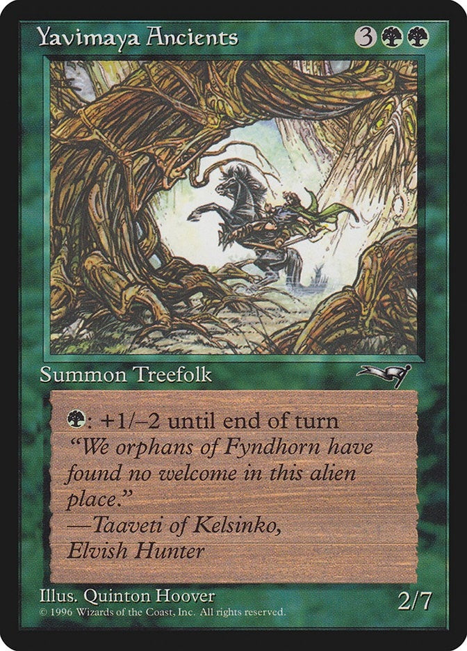 Yavimaya Ancients (Rearing Horse) (92) [ALL] - MTG Single