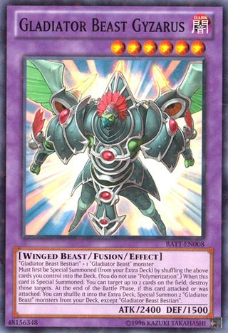 Gladiator Beast Gyzarus (Starfoil) (8) (BATT) - YuGiOh Single