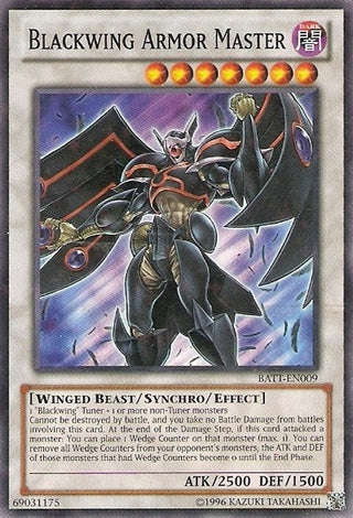 Blackwing Armor Master (Starfoil) (9) (BATT) - YuGiOh Single
