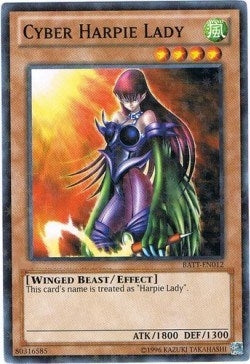 Cyber Harpie Lady (Starfoil) (12) (BATT) - YuGiOh Single