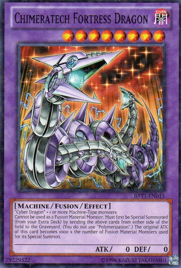 Chimeratech Fortress Dragon (Starfoil) (15) (BATT) - YuGiOh Single