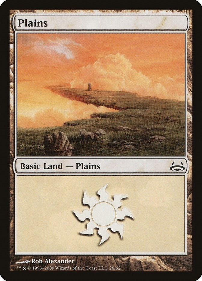 Plains (28) (28) [DDC] - MTG Single