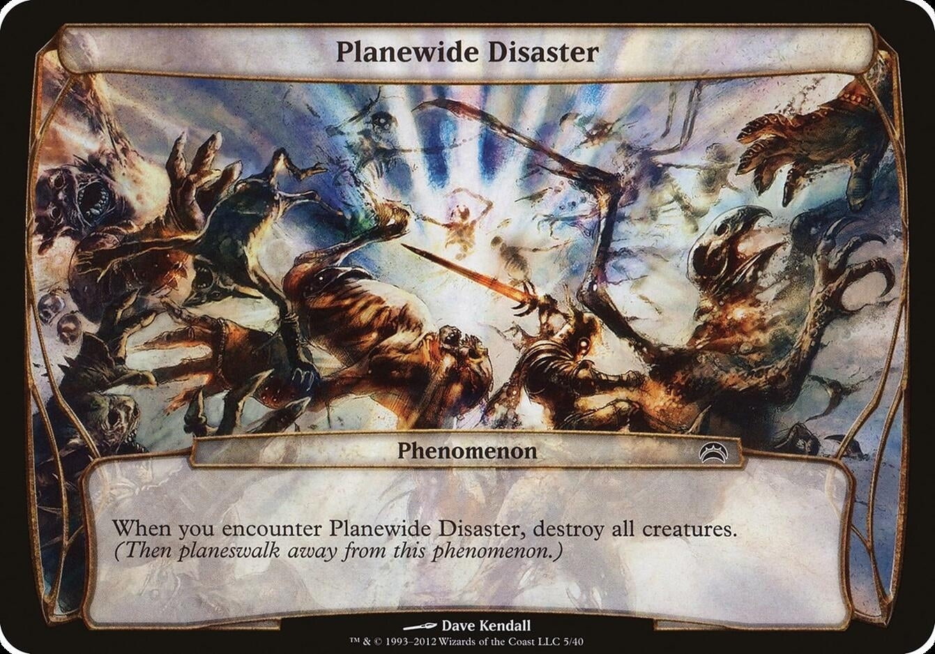 Planewide Disaster (Planechase 2012) (5) [OVER] - MTG Single
