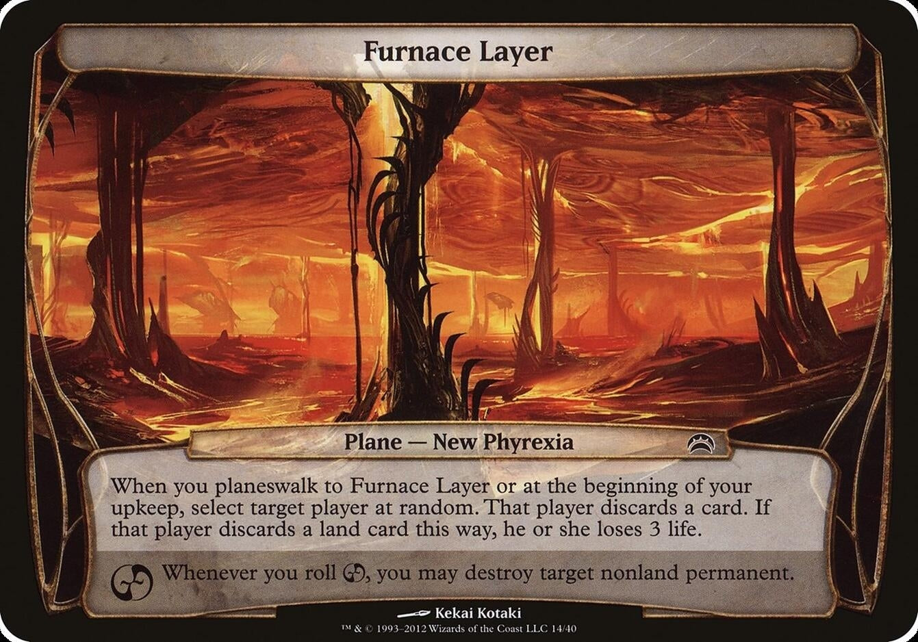 Furnace Layer (Planechase 2012) (14) [OVER] - MTG Single