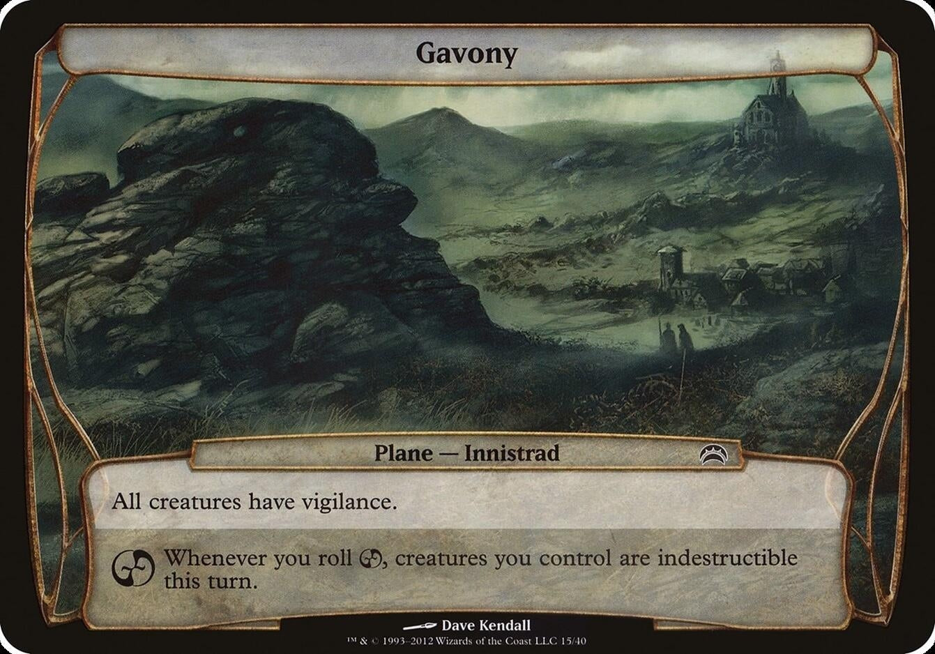 Gavony (Planechase 2012) (15) [OVER] - MTG Single
