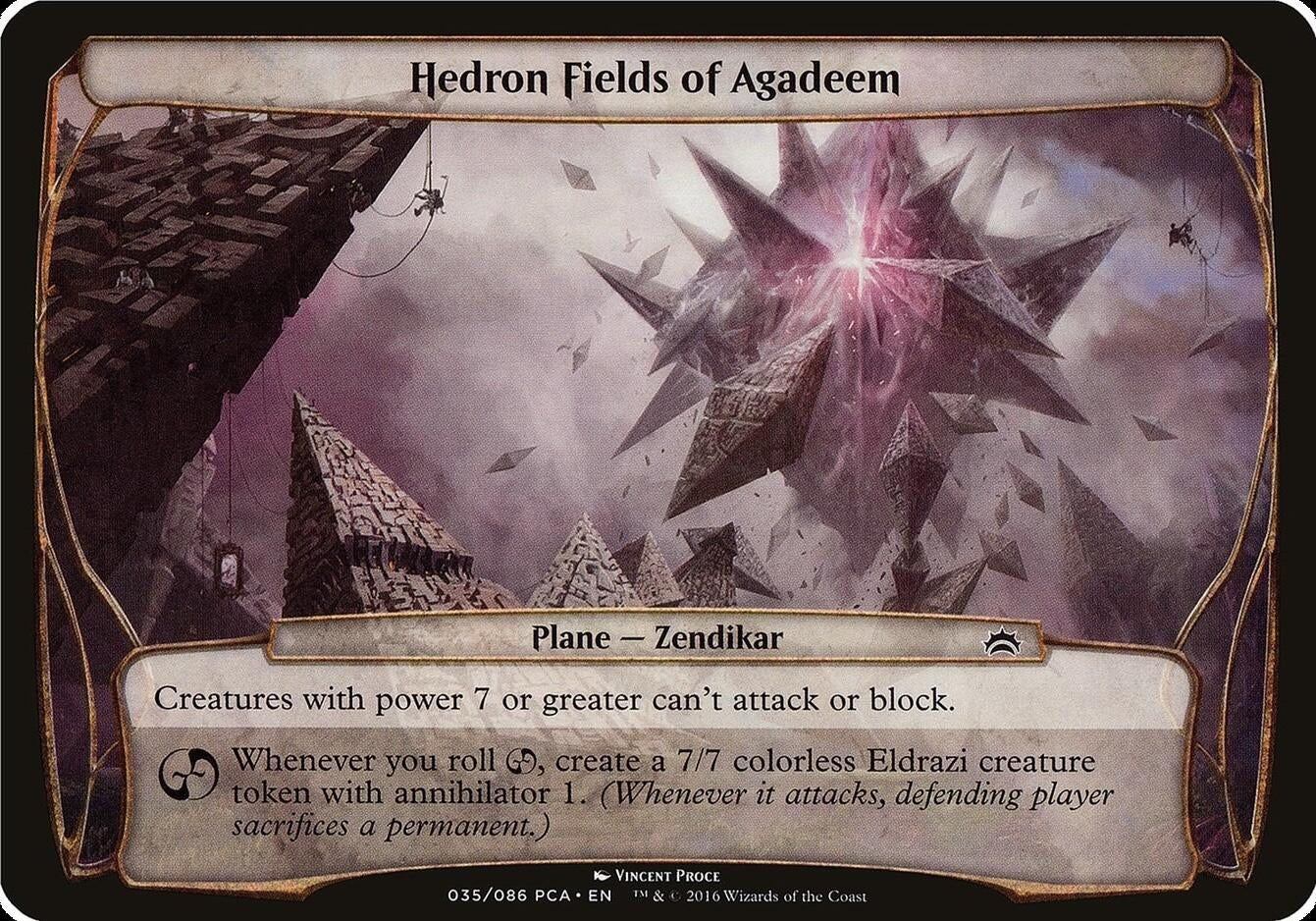 Hedron Fields of Agadeem (Planechase Anthology) [OVER] - MTG Single