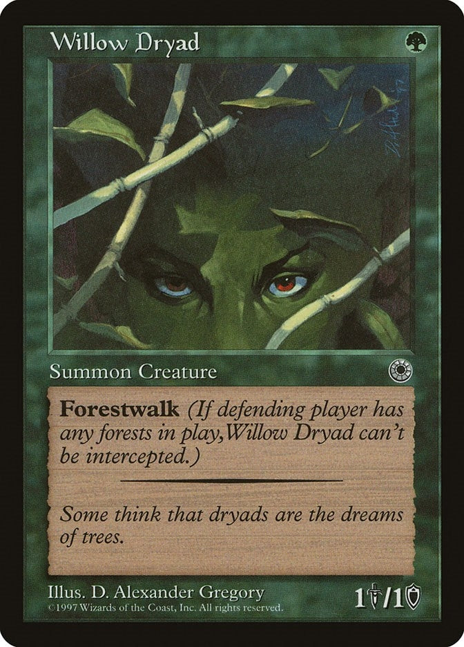 Willow Dryad [POR] - MTG Single