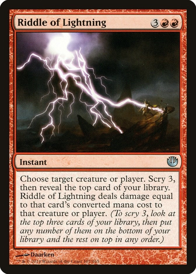 Riddle of Lightning (107) [JOU] - MTG Single