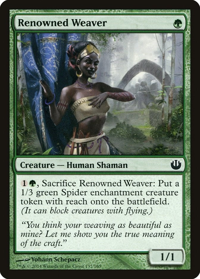 Renowned Weaver (137) [JOU] - MTG Single