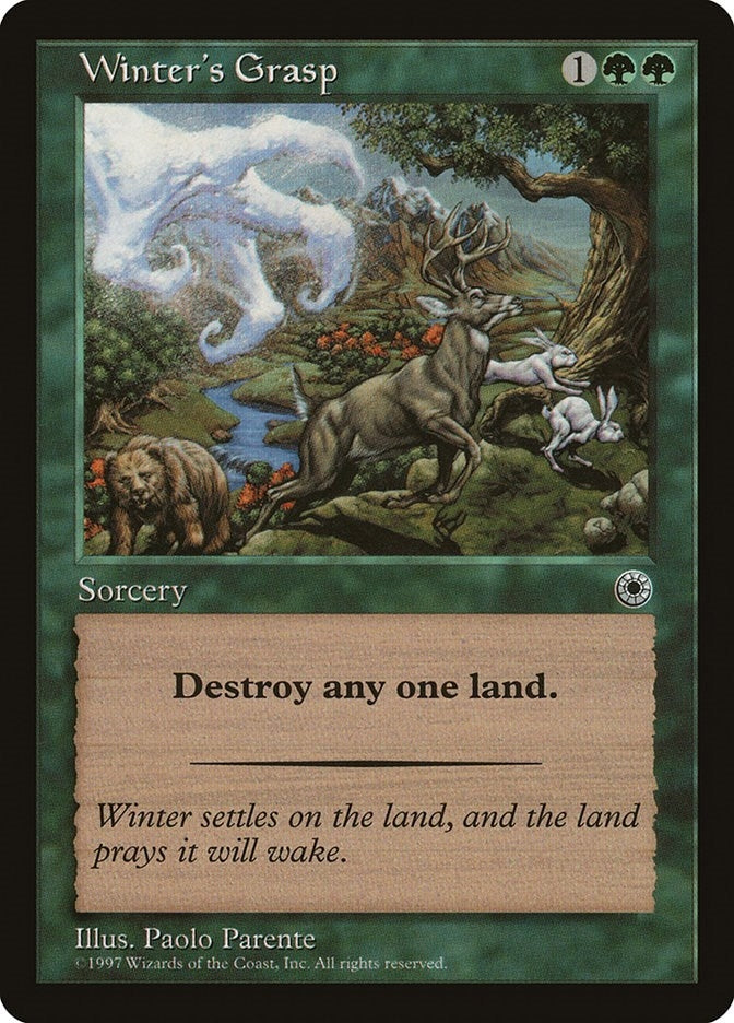 Winter’s Grasp [POR] - MTG Single