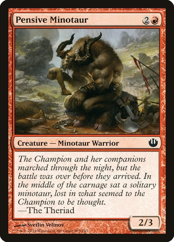 Pensive Minotaur (105) [JOU] - MTG Single