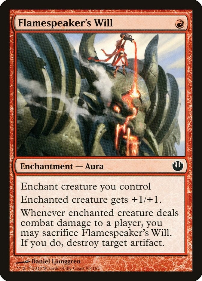 Flamespeaker’s Will (95) [JOU] - MTG Single
