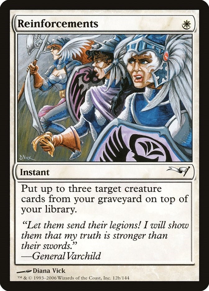 Reinforcements (Version 2) (12) [CTD] - MTG Single
