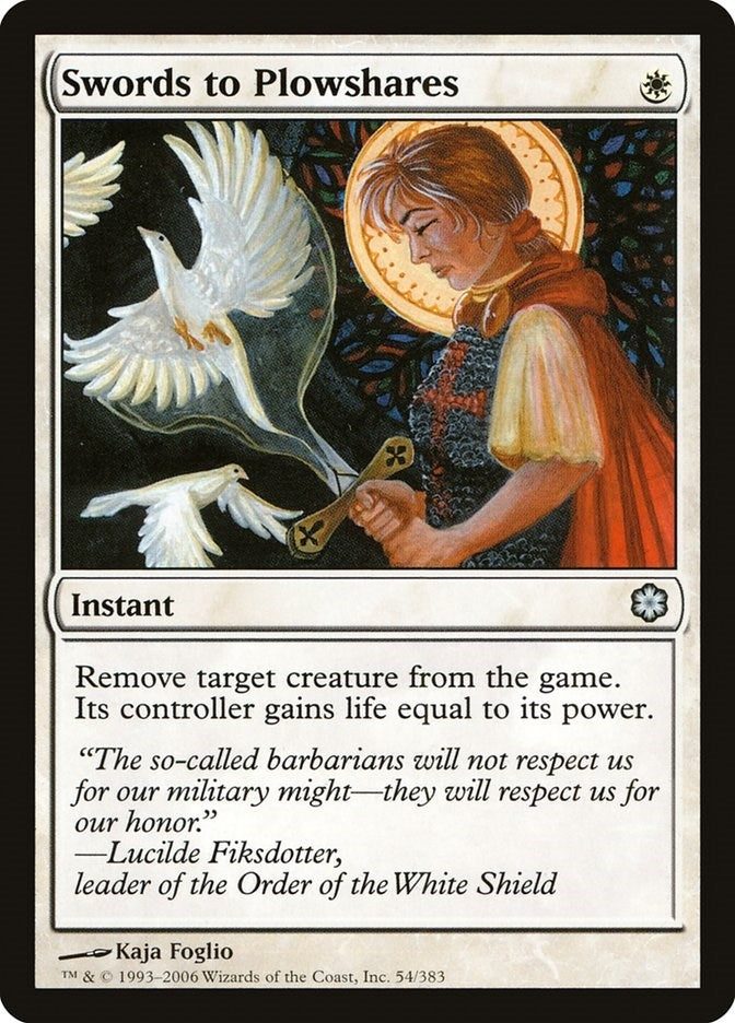 Swords to Plowshares (54) [CTD] - MTG Single