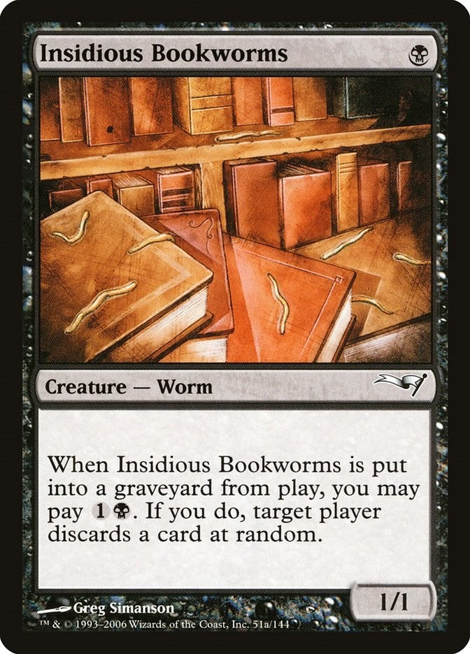 Insidious Bookworms (51) [CTD] - MTG Single