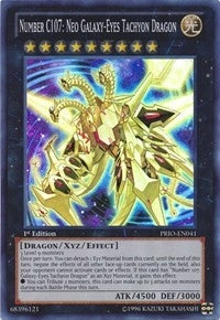 Number C107: Neo Galaxy-Eyes Tachyon Dragon (41) (PRIO) - YuGiOh Single