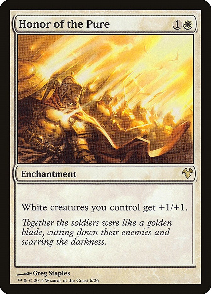 Honor of the Pure (6) [MD1] - MTG Single