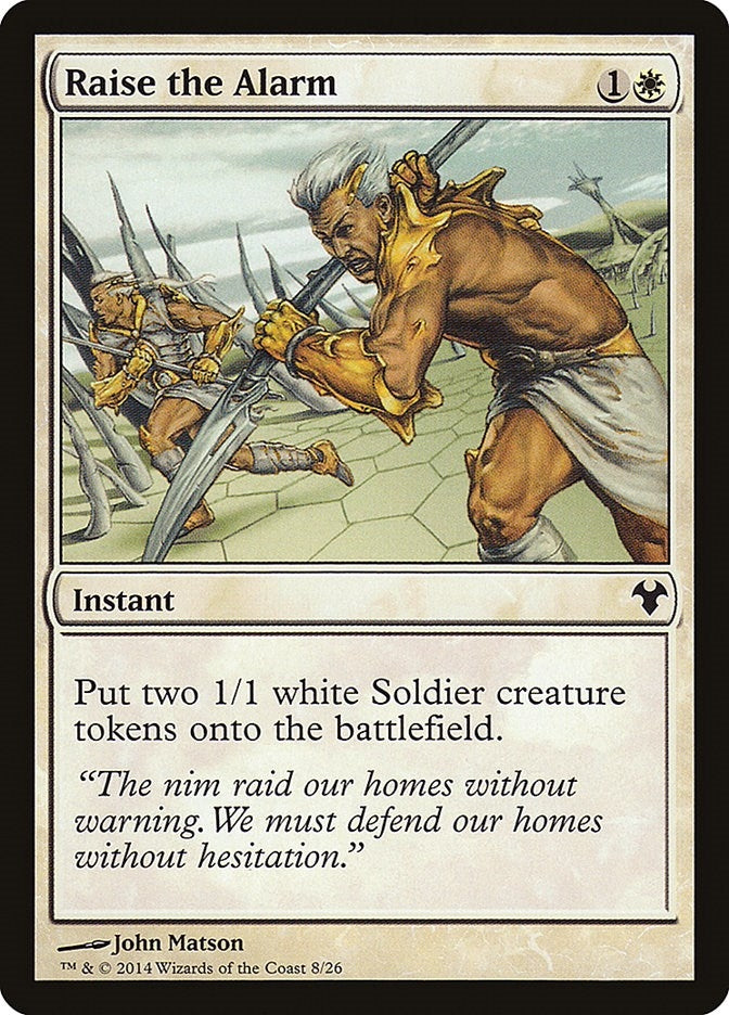 Raise the Alarm (8) [MD1] - MTG Single