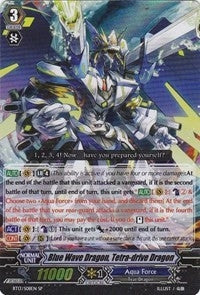 Blue Wave Dragon Tetra-drive Dragon (SP) (1308) [BT13] - Cardfight Vanguard Single