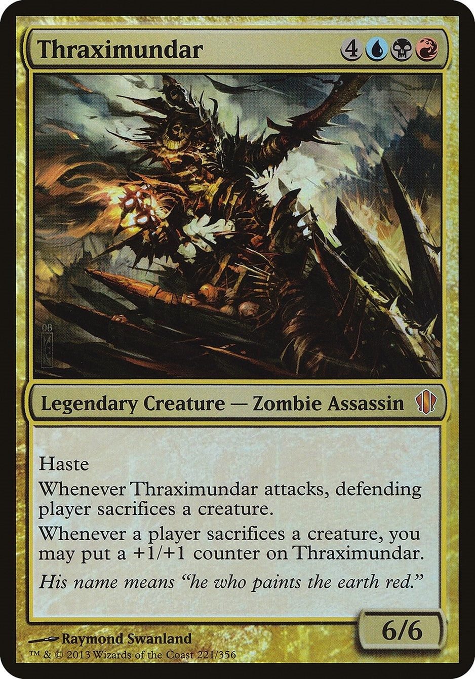 Thraximundar (Commander 2013) (221) [OVER] - MTG Single