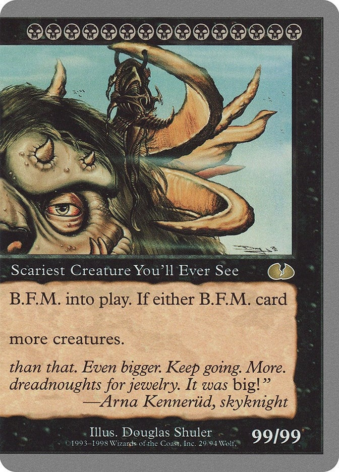 B.F.M. (Big Furry Monster) (29) (29) [UGL] - MTG Single