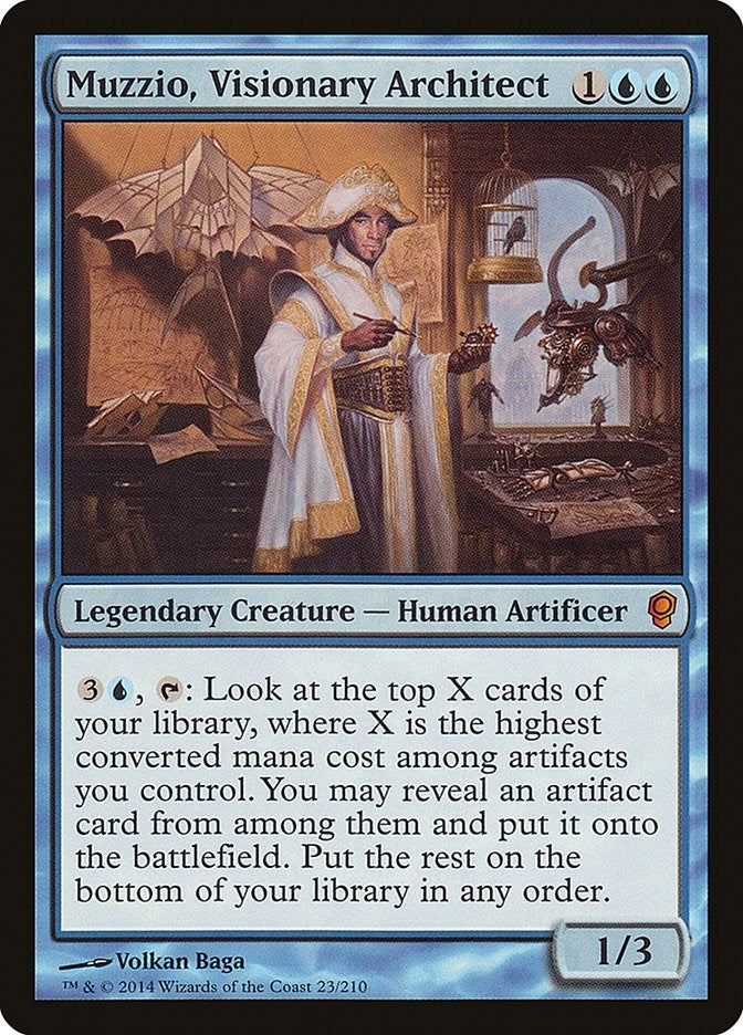 Muzzio Visionary Architect (23) [CNS] - MTG Single