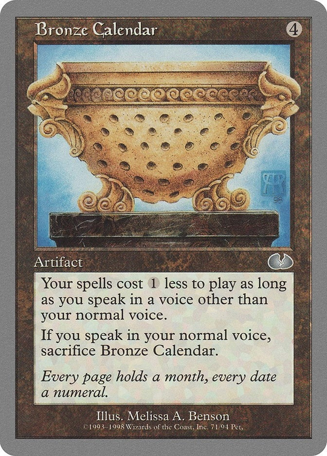 Bronze Calendar (71) [UGL] - MTG Single