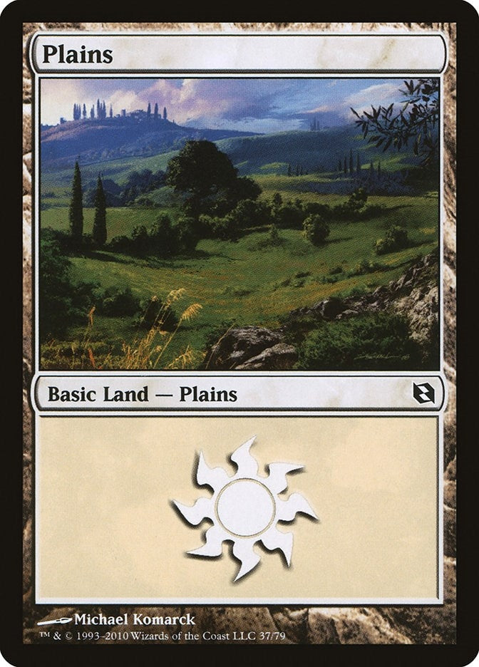 Plains (37) (37) [DDF] - MTG Single