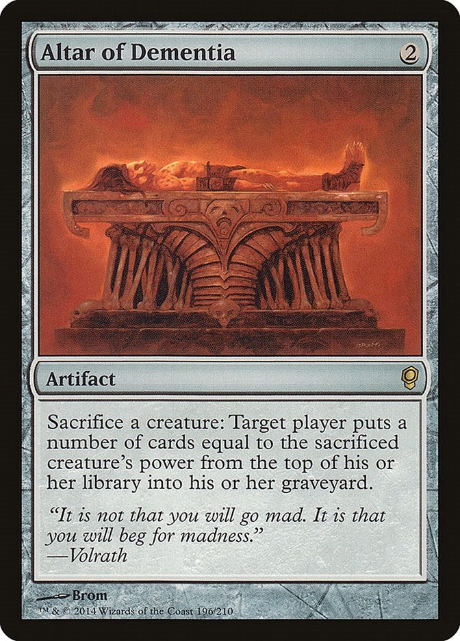 Altar of Dementia (196) [CNS] - MTG Single