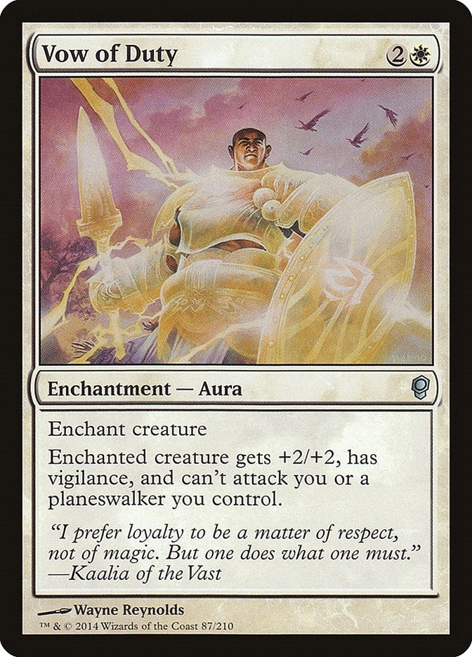 Vow of Duty (87) [CNS] - MTG Single