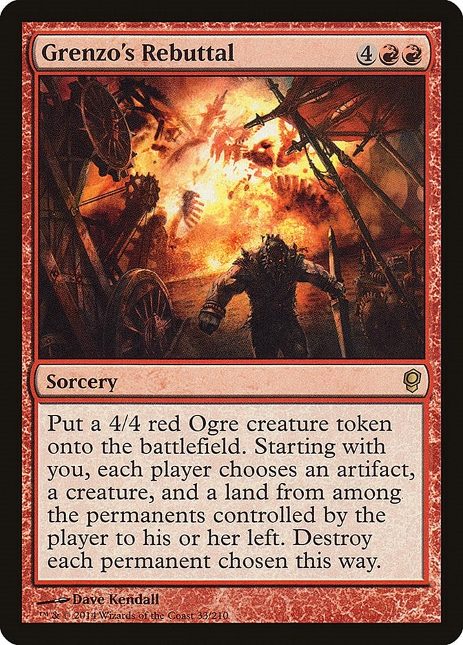 Grenzo’s Rebuttal (33) [CNS] - MTG Single