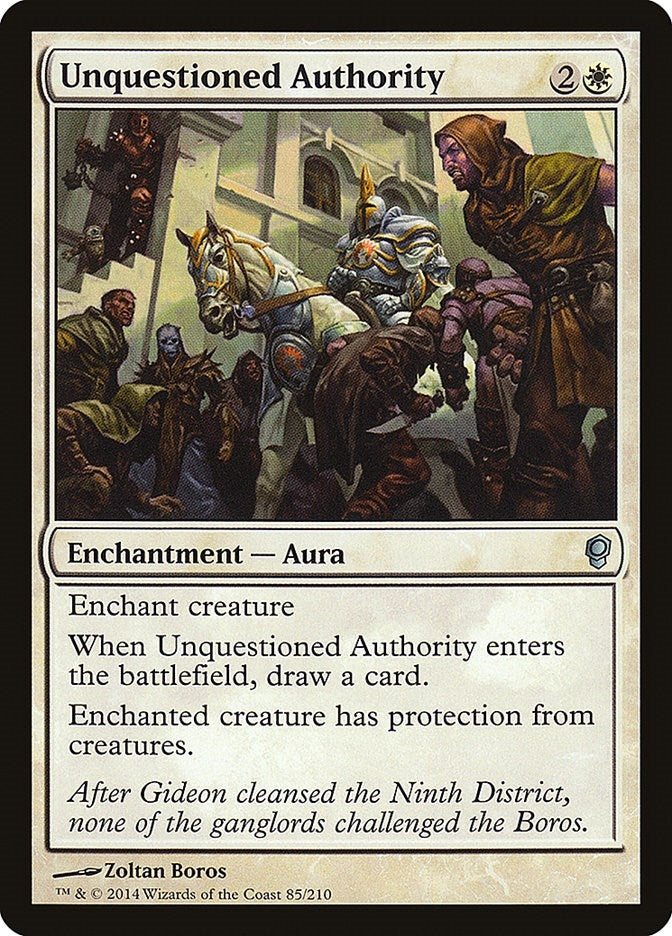 Unquestioned Authority (85) [CNS] - MTG Single